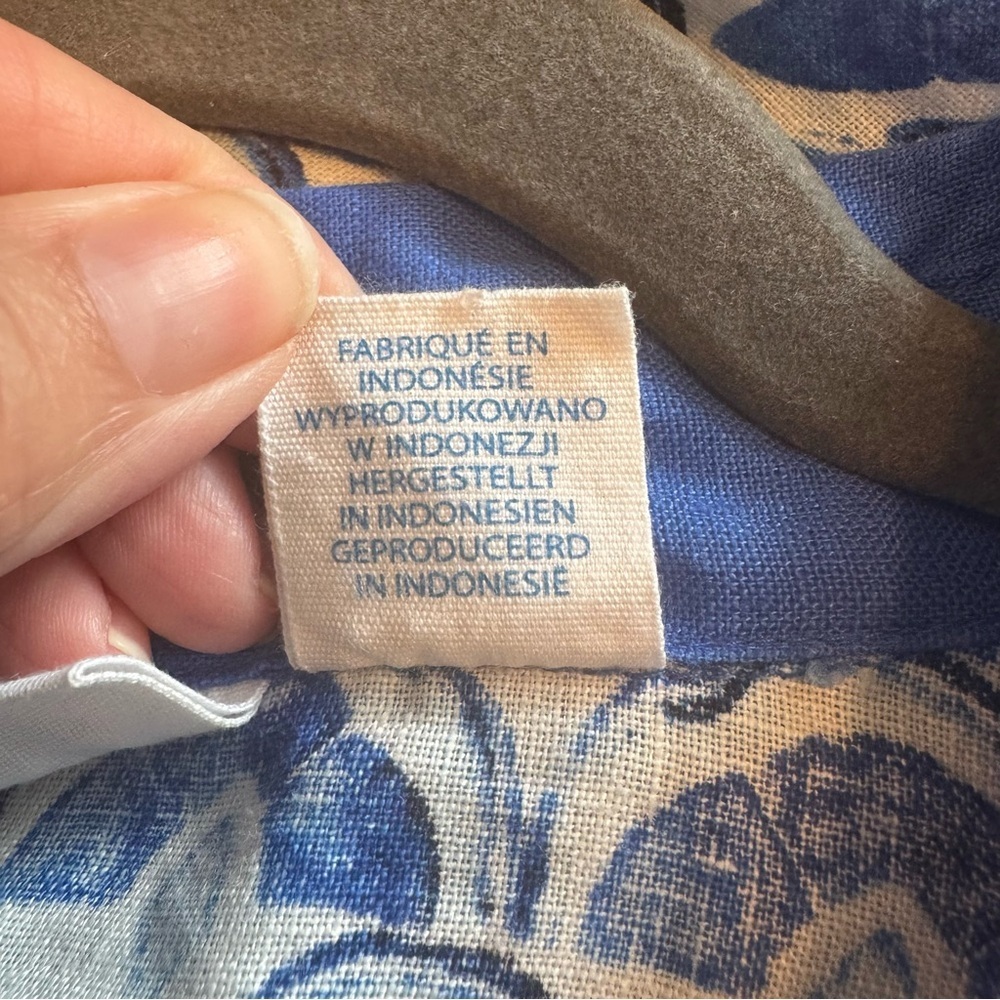 Sigrid Olsen 100% Linen Popover Tunic - image 6